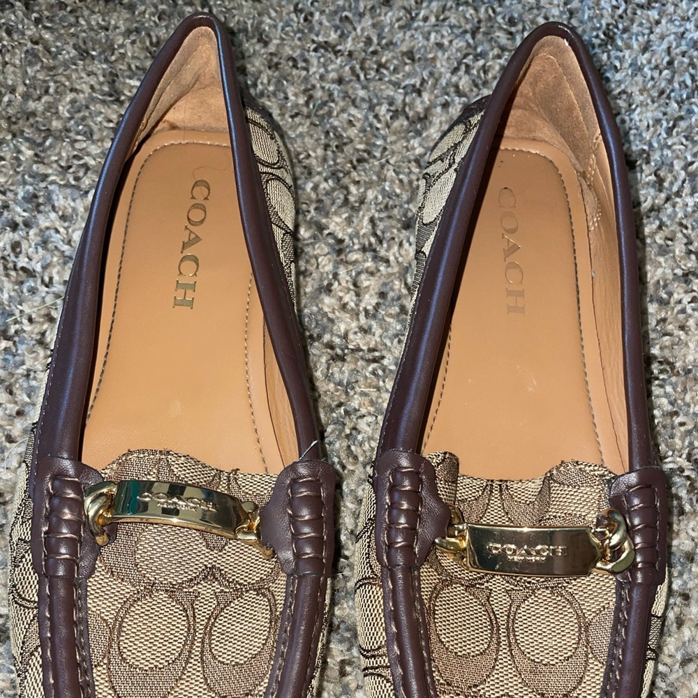 Coach slip ons
